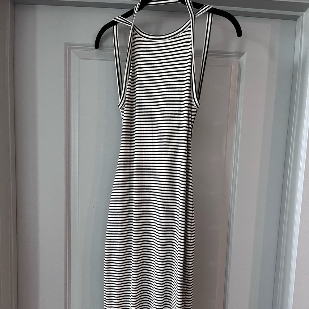 Silence + Noise Ribbed Midi Bodycon Dress
